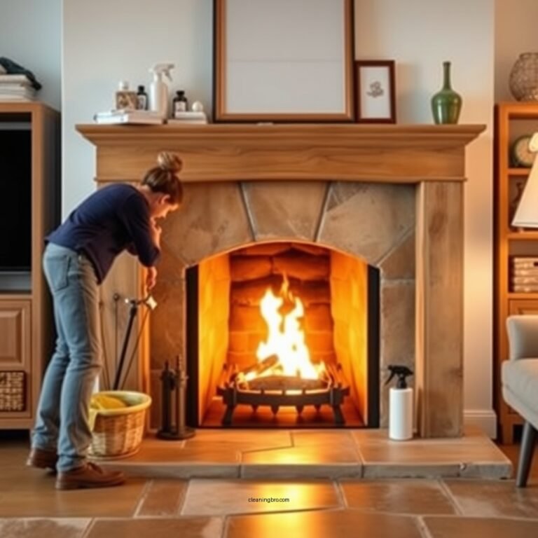 How to Clean Your Sandstone Fireplace Hearth Effectively