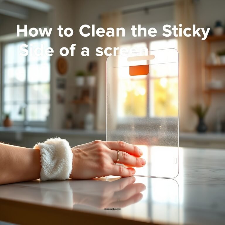 How to Clean the Sticky Side of a Screen Protector