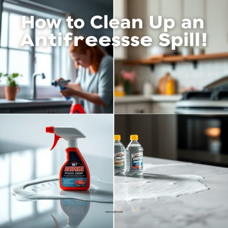 How to Clean Up an Antifreeze Spill: A Step-by-Step Guide