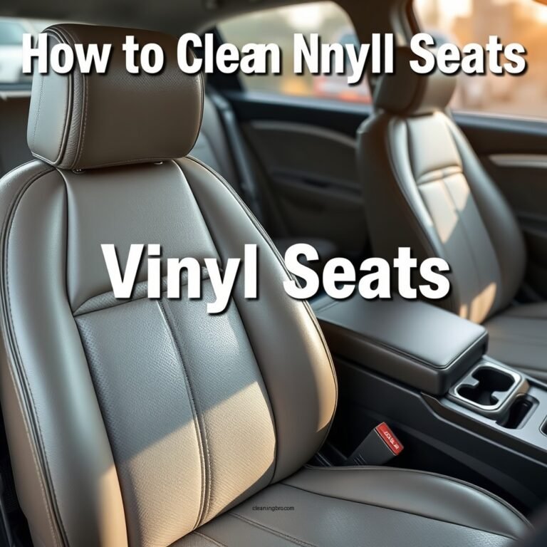 How to Clean Vinyl Seats: A Step-by-Step Guide