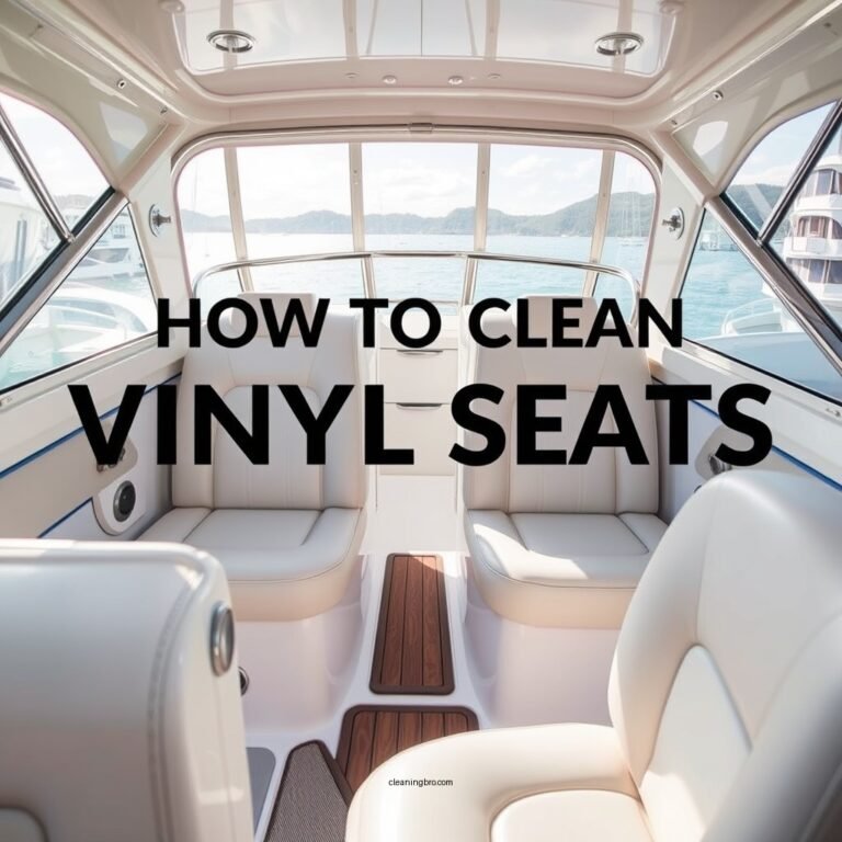 How to Clean Vinyl Seats in Your Boat: A Step-by-Step Guide
