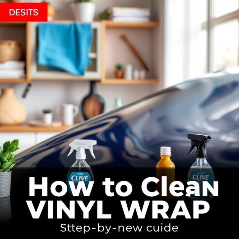 How to Clean Vinyl Wrap: Step-by-Step Guide