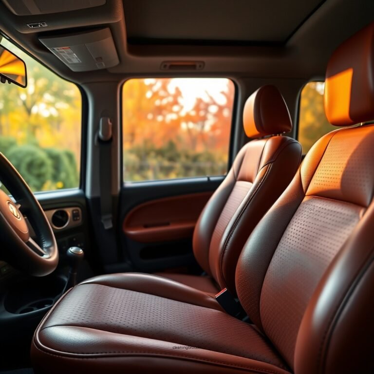 How to Clean Vomit from Perforated Leather Seats