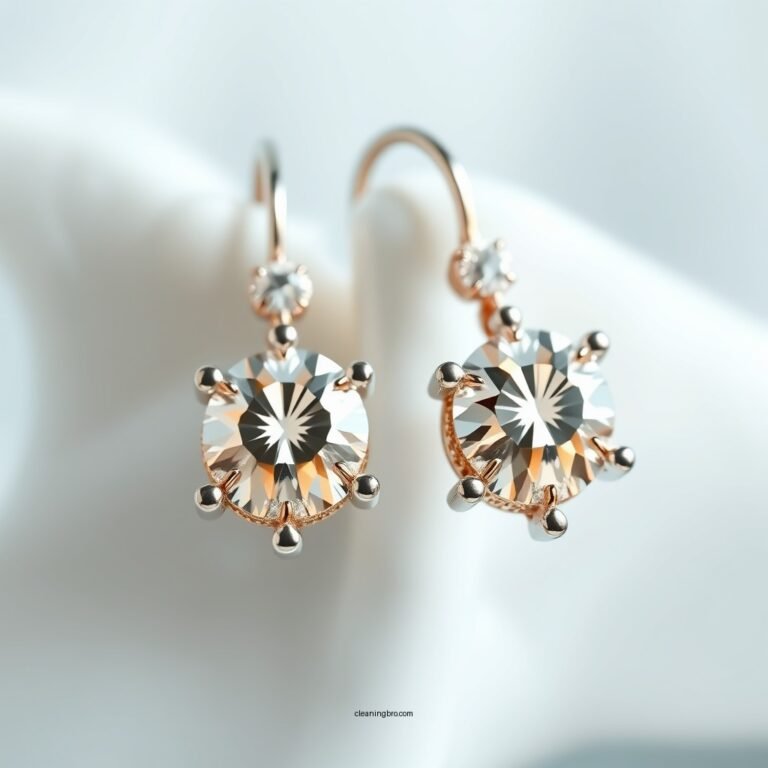 How to Clean White Gold Diamond Earrings: A Simple Guide
