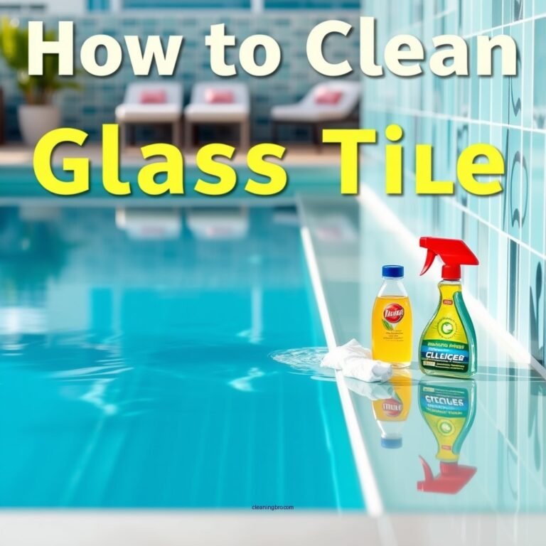 How to Clean Glass Tile in Your Pool: Effective Methods