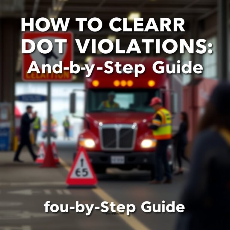 How to Clear DOT Violations: A Step-by-Step Guide