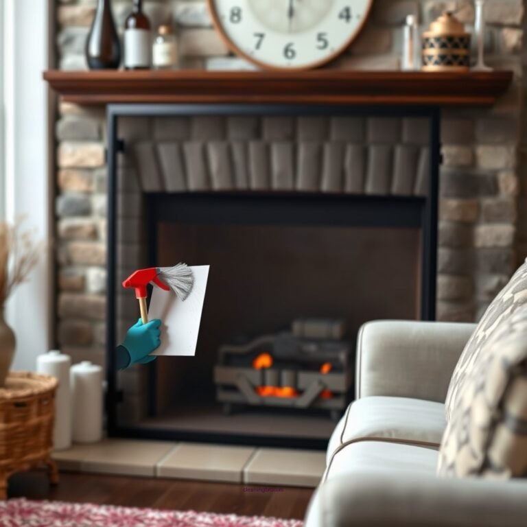 How to Clean a Fireplace Screen: Step-by-Step Guide