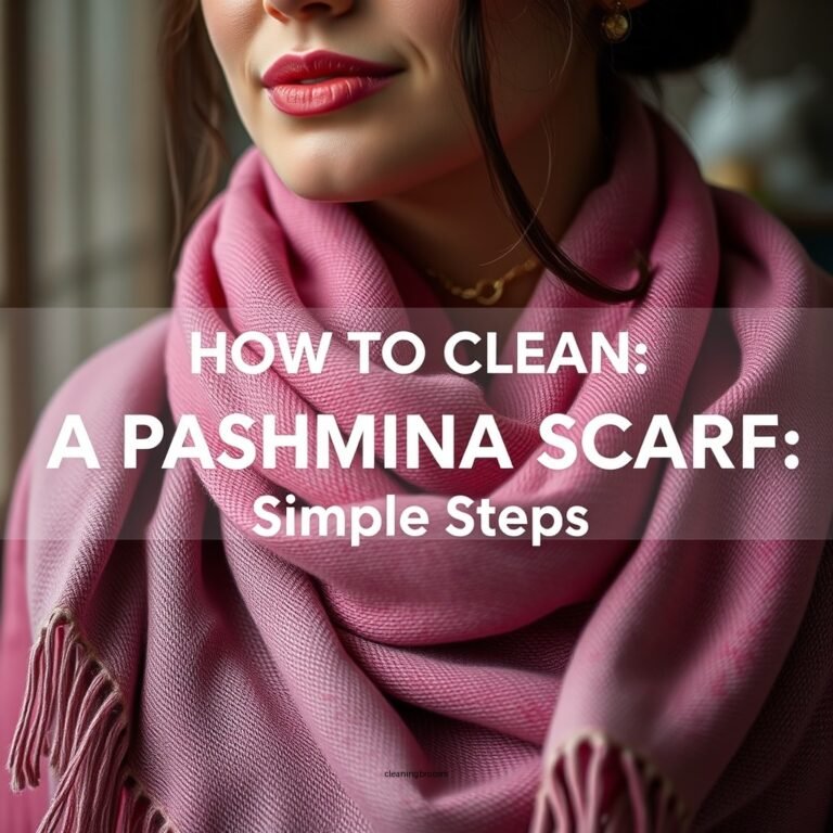 How to Clean a Pashmina Scarf: Simple Steps