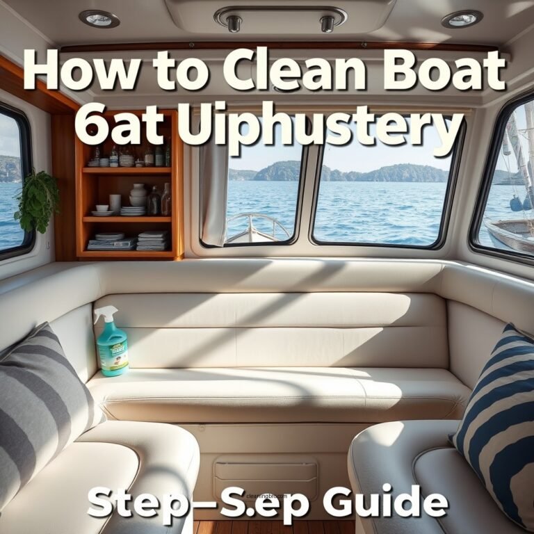 How to Clean Boat Upholstery: A Step-by-Step Guide