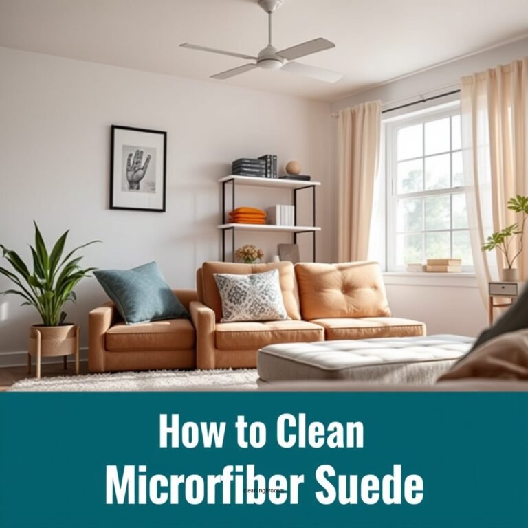 How to Clean Microfiber Suede: Simple Steps