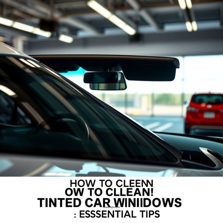 How to Clean Tinted Car Windows: Essential Tips