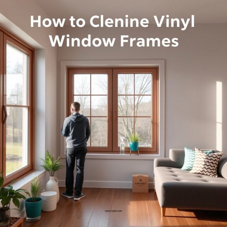 How to Clean Vinyl Window Frames: A Step-by-Step Guide