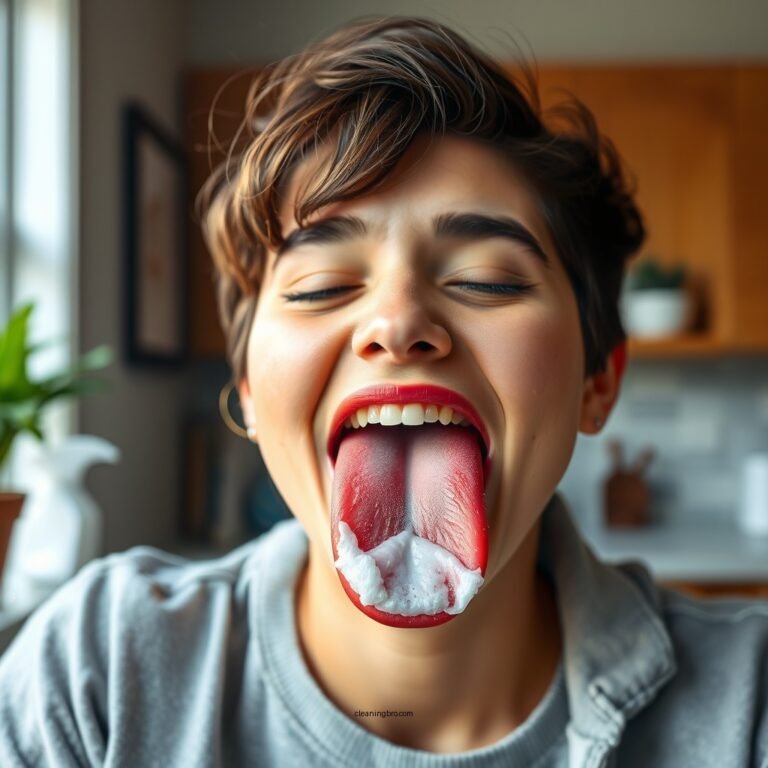 How to Clean Your Tongue Without Gagging