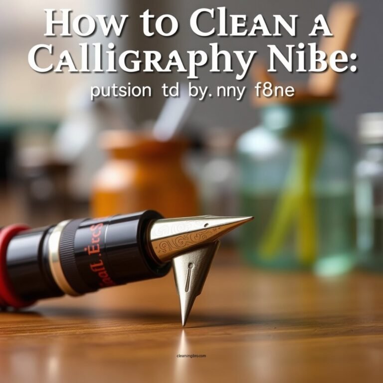 How to Clean a Calligraphy Nib: Simple Steps
