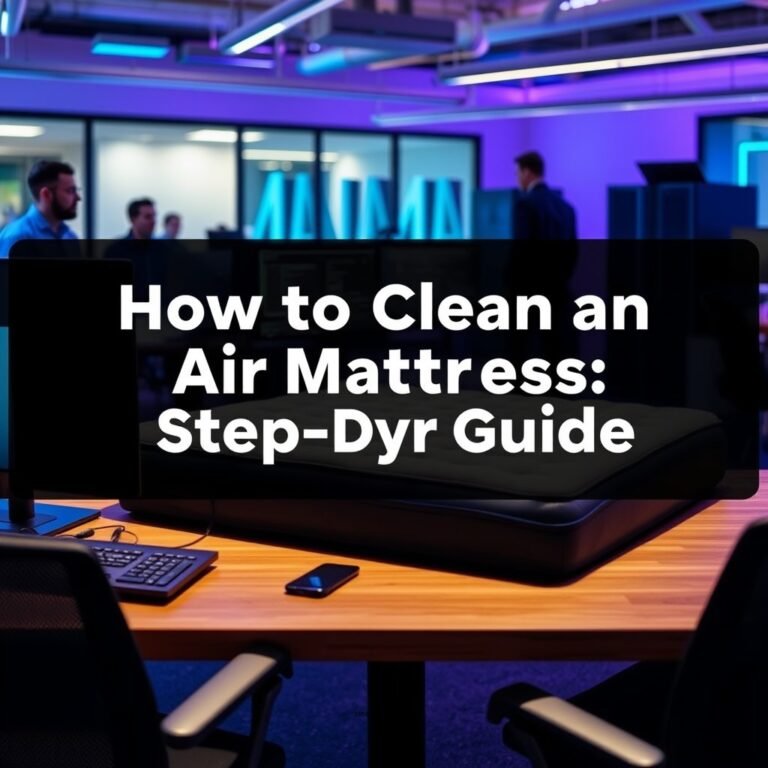 How to Clean an Air Mattress: A Step-by-Step Guide