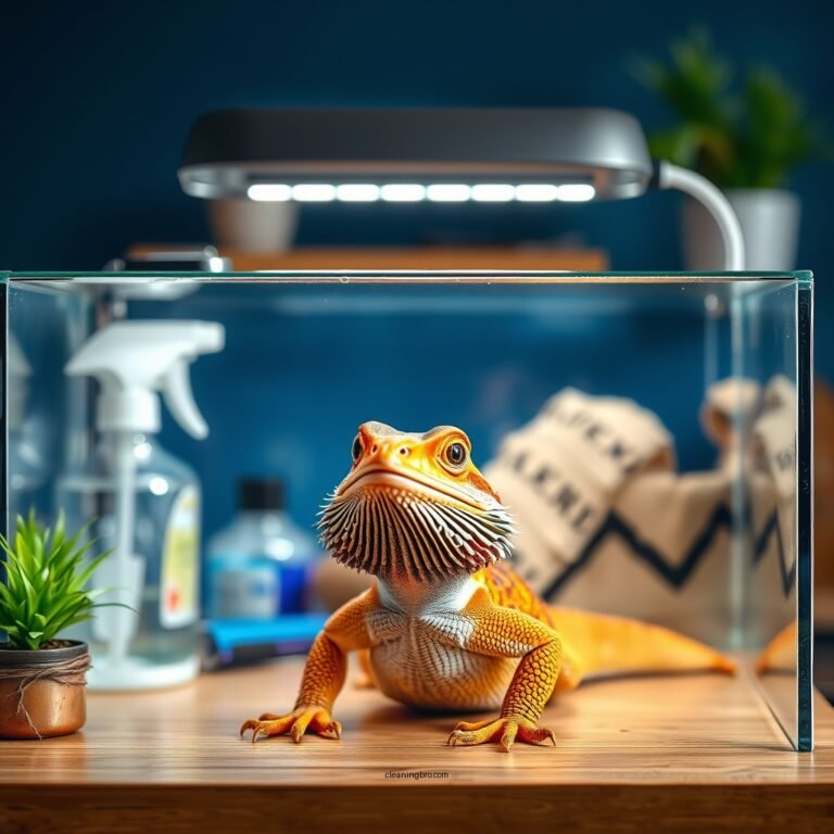 How to Clean a Bearded Dragon Tank: Step-by-Step Guide