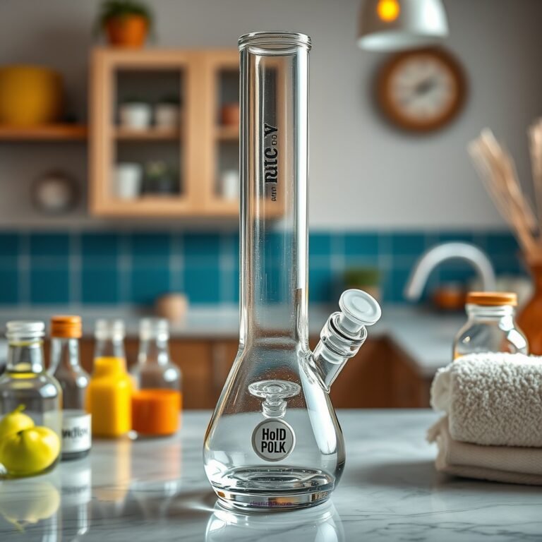 How to Clean a Glass Bong Without Using Alcohol