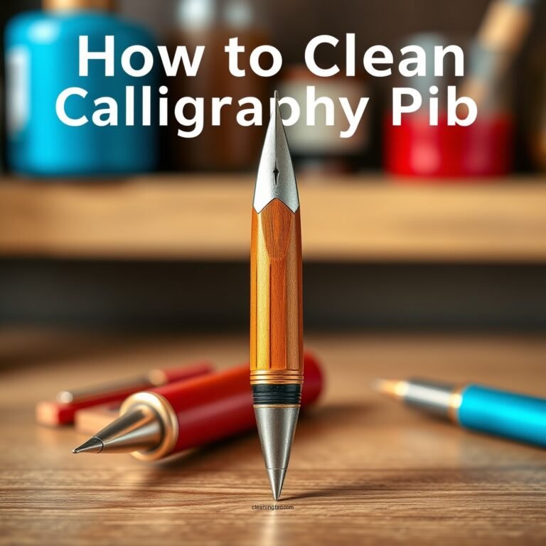 How to Clean Calligraphy Pen Nibs: A Step-by-Step Guide