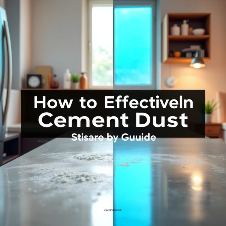 How to Effectively Clean Cement Dust: A Step-by-Step Guide