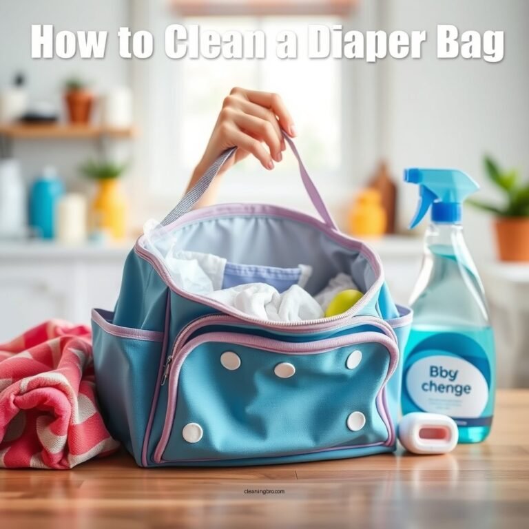 How to Clean a Diaper Bag: Simple Steps to Freshness