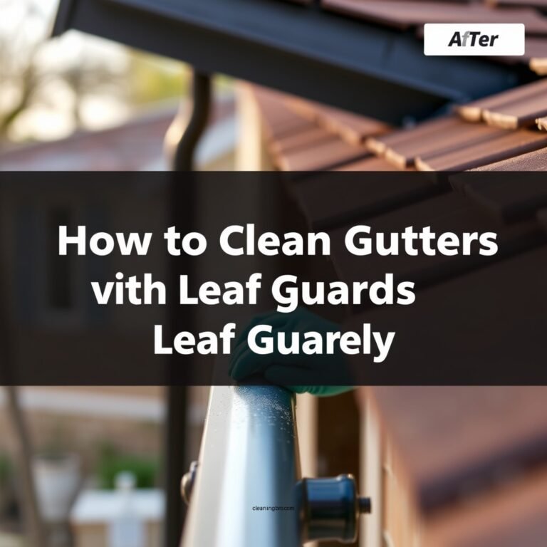 How to Clean Gutters with Leaf Guards Effectively