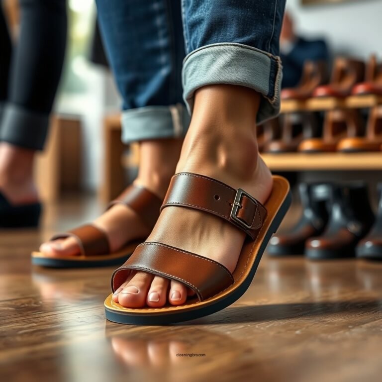 How to Clean Leather Sandals Insoles: A Step-by-Step Guide