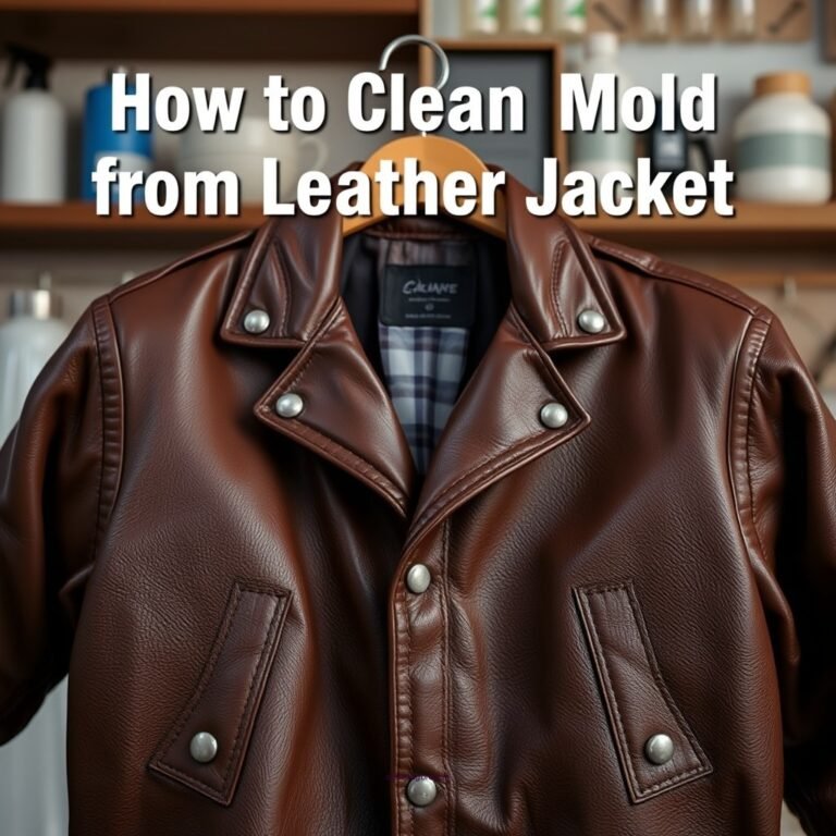 How to Clean Mold from a Leather Jacket: Step-by-Step Guide