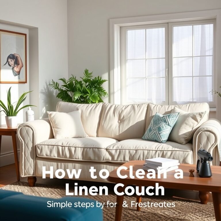 How to Clean a Linen Couch: Simple Steps for Freshness
