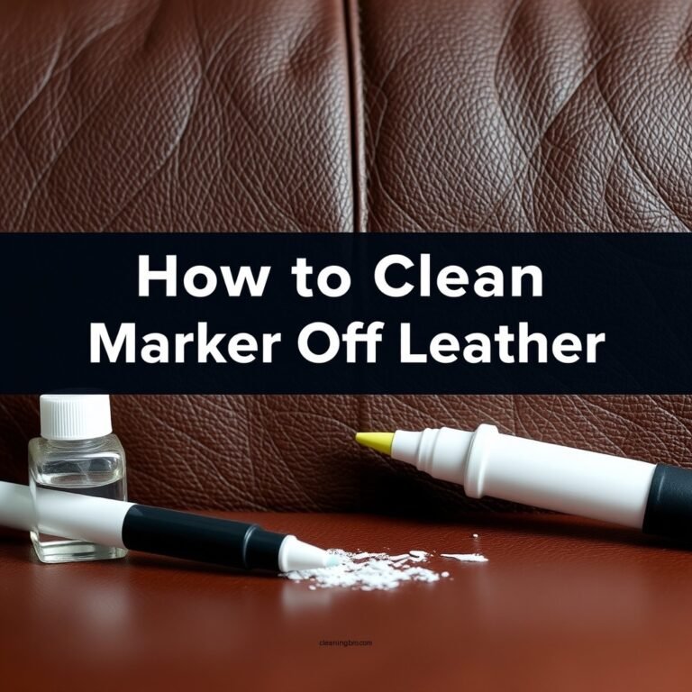 How to Clean Marker Off Leather: Effective Methods
