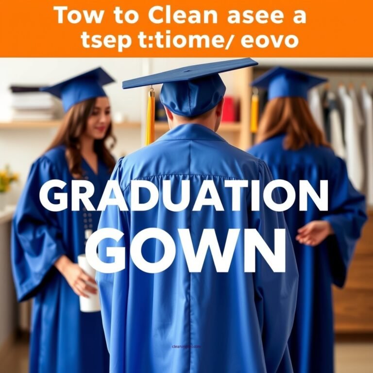 How to Clean a Graduation Gown: A Step-by-Step Guide