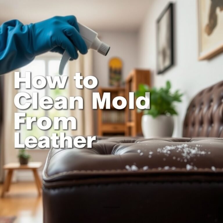 How to Clean Mold from Leather: Effective Methods