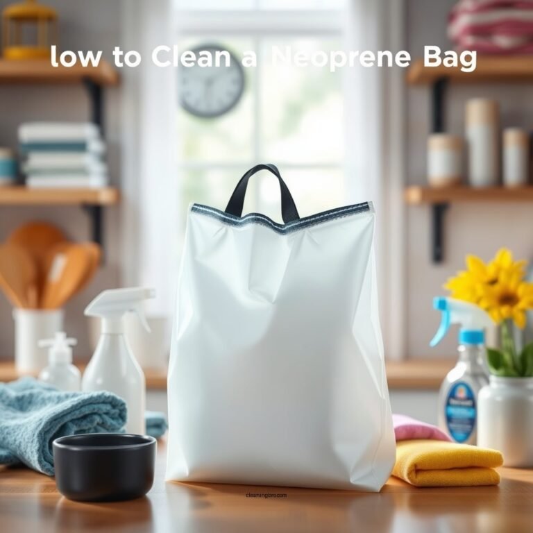 How to Clean a Neoprene Bag: Simple Steps
