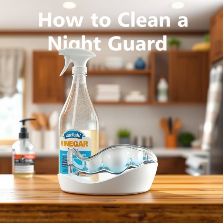 How to Clean a Night Guard with Vinegar