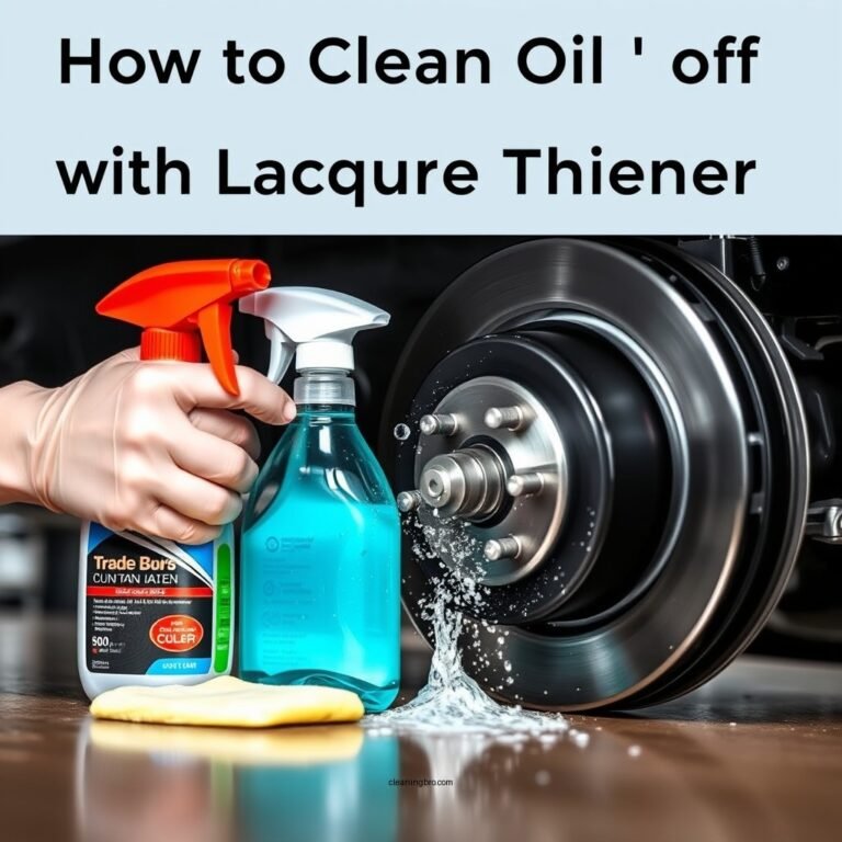 How to Clean Oil off Brake Pads with Lacquer Thinner