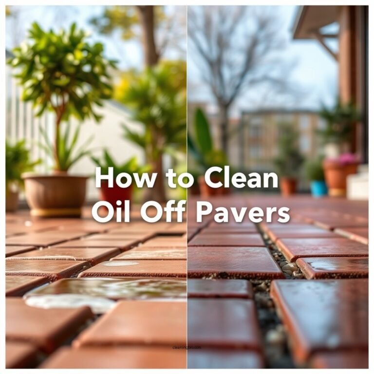 How to Clean Oil Off Pavers: Effective Methods