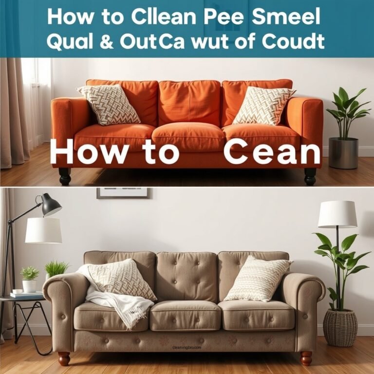 How to Clean Pee Smell Out of Couch: Effective Solutions