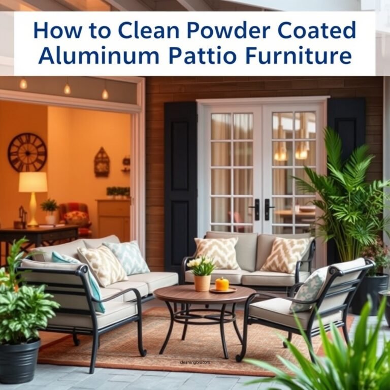 How to Clean Powder Coated Aluminum Patio Furniture