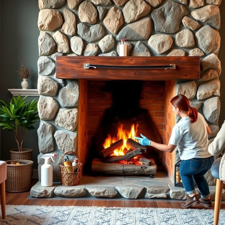 How to Clean a Rock Fireplace: Step-by-Step Guide