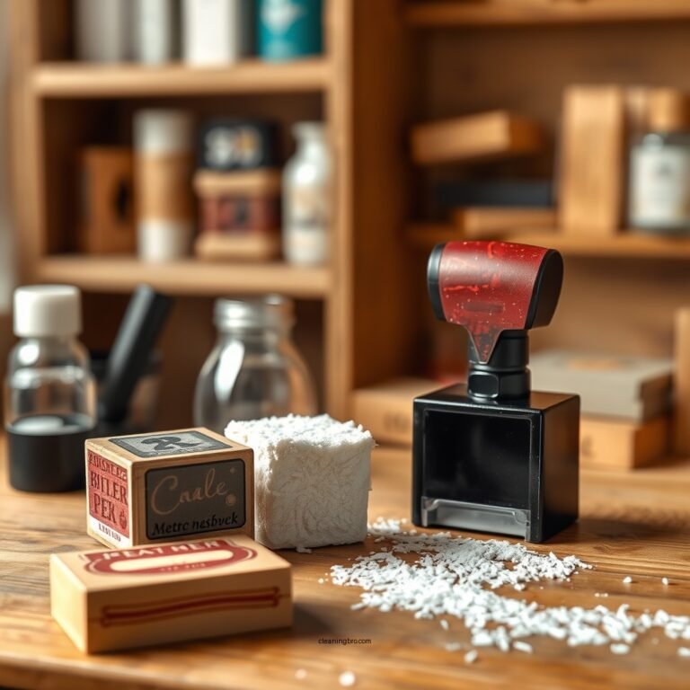 How to Clean Rubber Ink Stamps: A Simple Guide