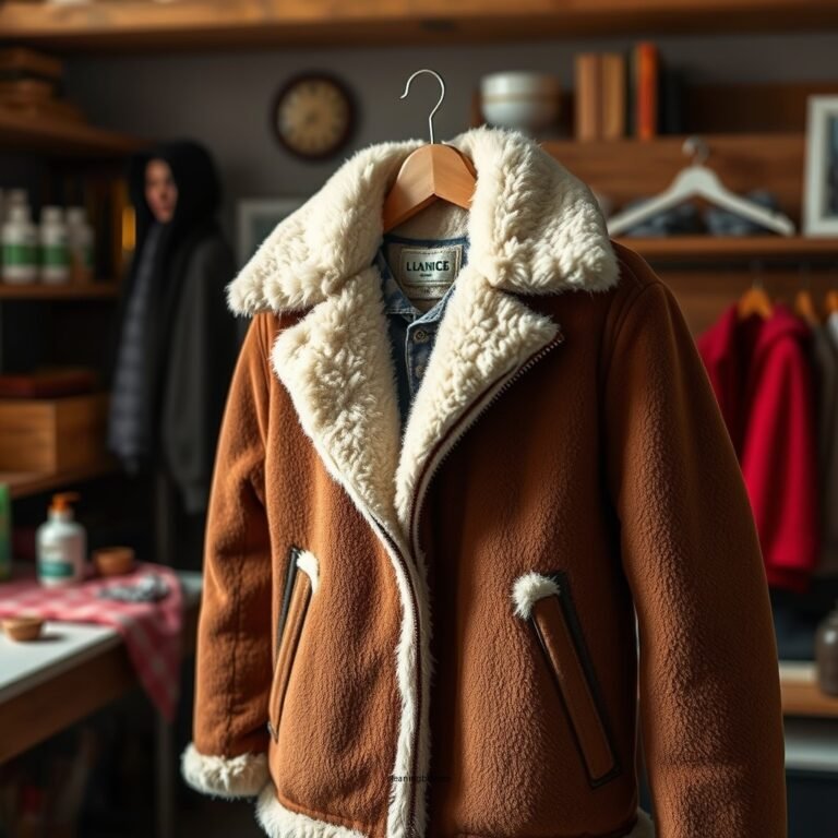How to Clean a Shearling Jacket: Step-by-Step Guide