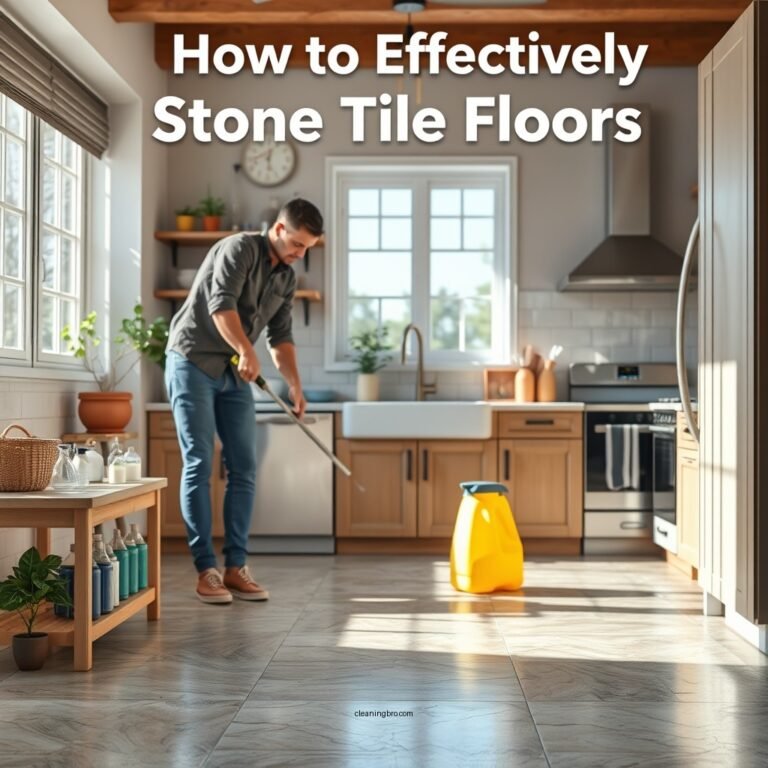 How to Effectively Clean Stone Tile Floors