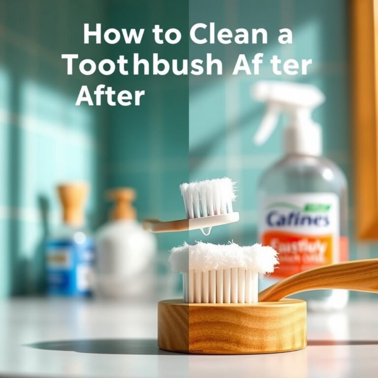 How to Clean a Toothbrush After Strep Throat