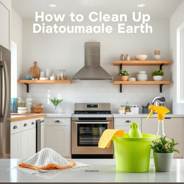 How to Clean Up Diatomaceous Earth Effectively