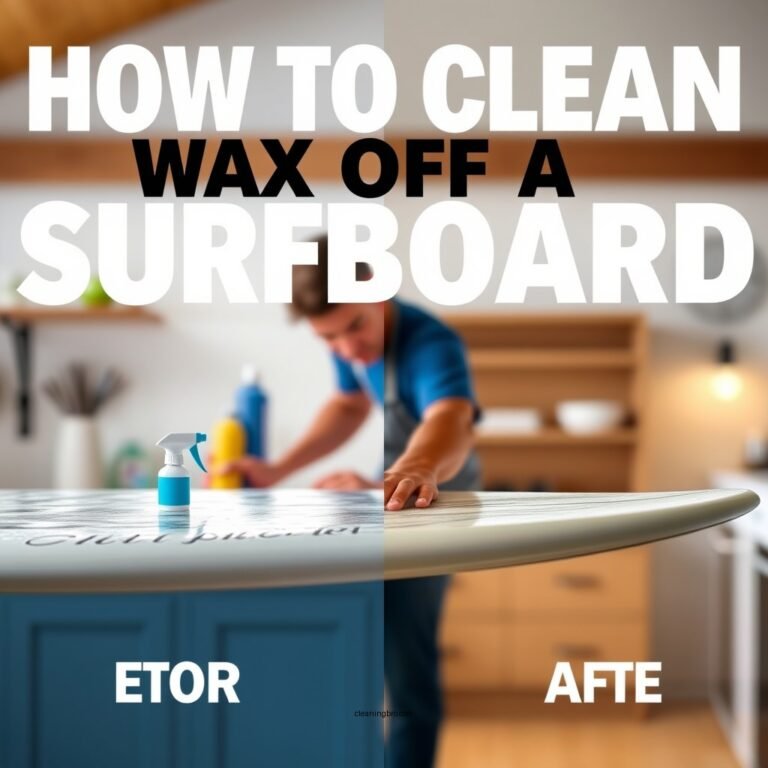 How to Clean Wax Off a Surfboard: Step-by-Step Guide