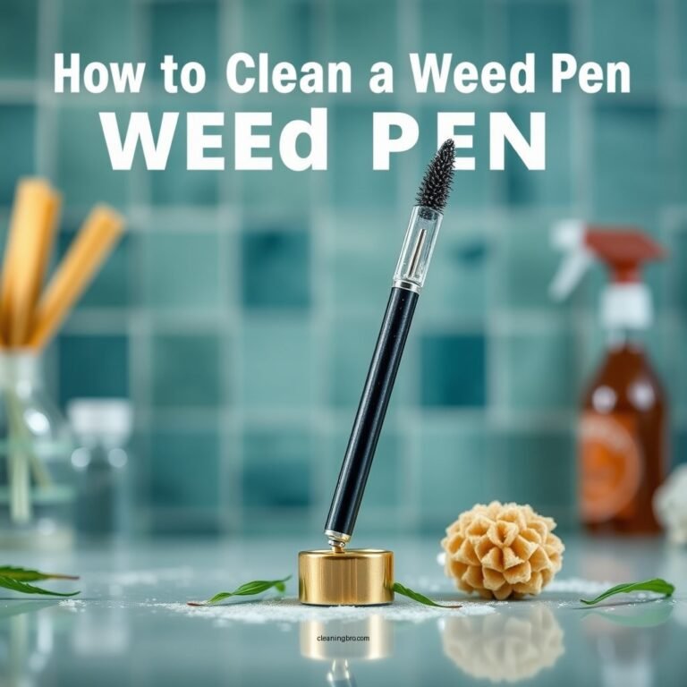 How to Clean a Weed Pen: Step-by-Step Guide