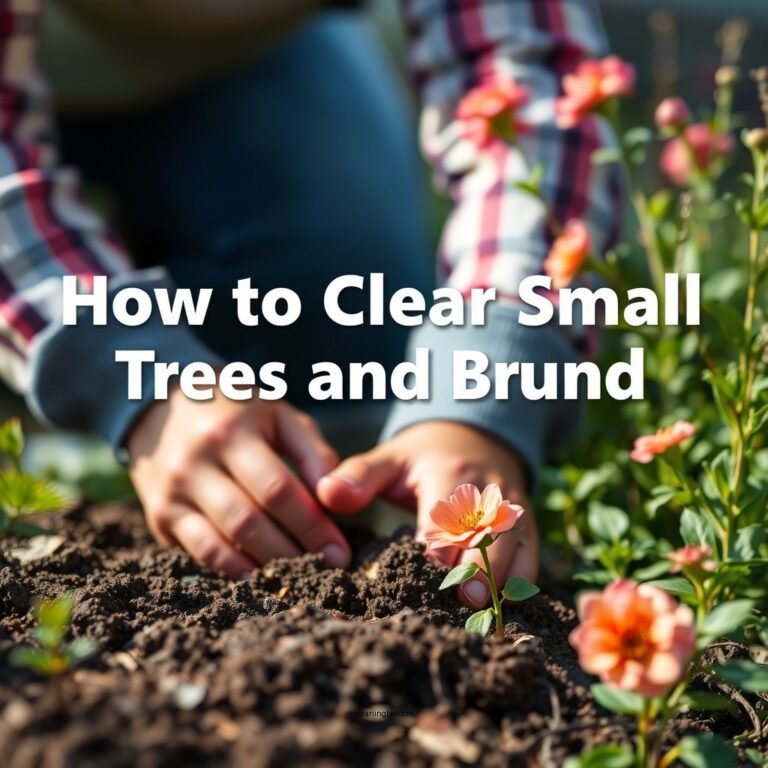 How to Clear Small Trees and Brush: A Step-by-Step Guide