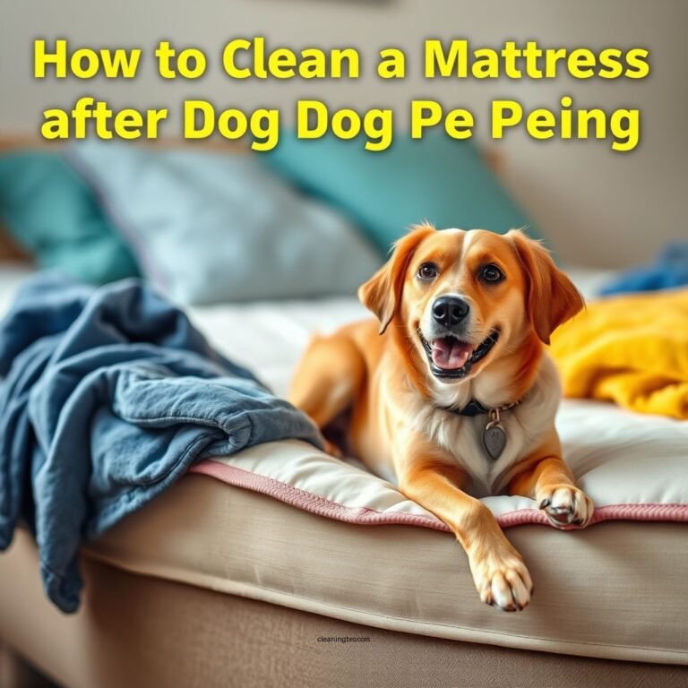 How to Clean a Mattress After Dog Peeing