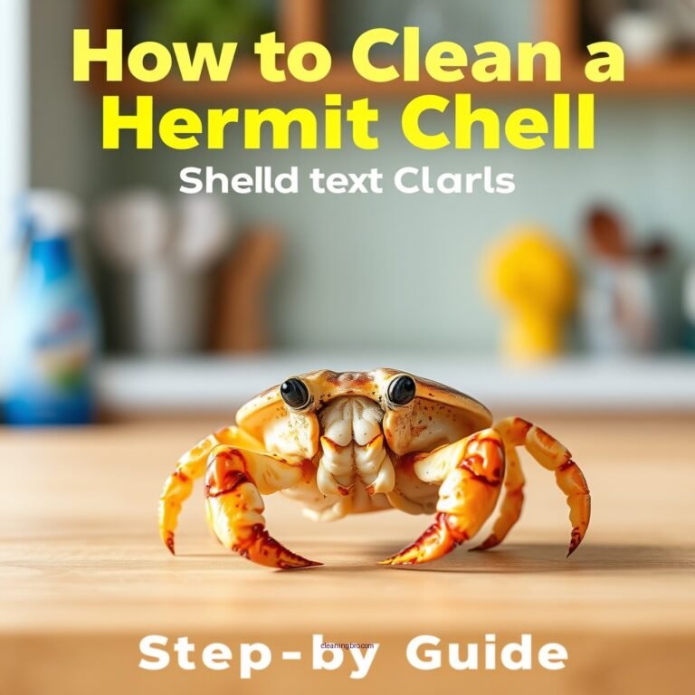 How to Clean a Hermit Crab Shell: Step-by-Step Guide