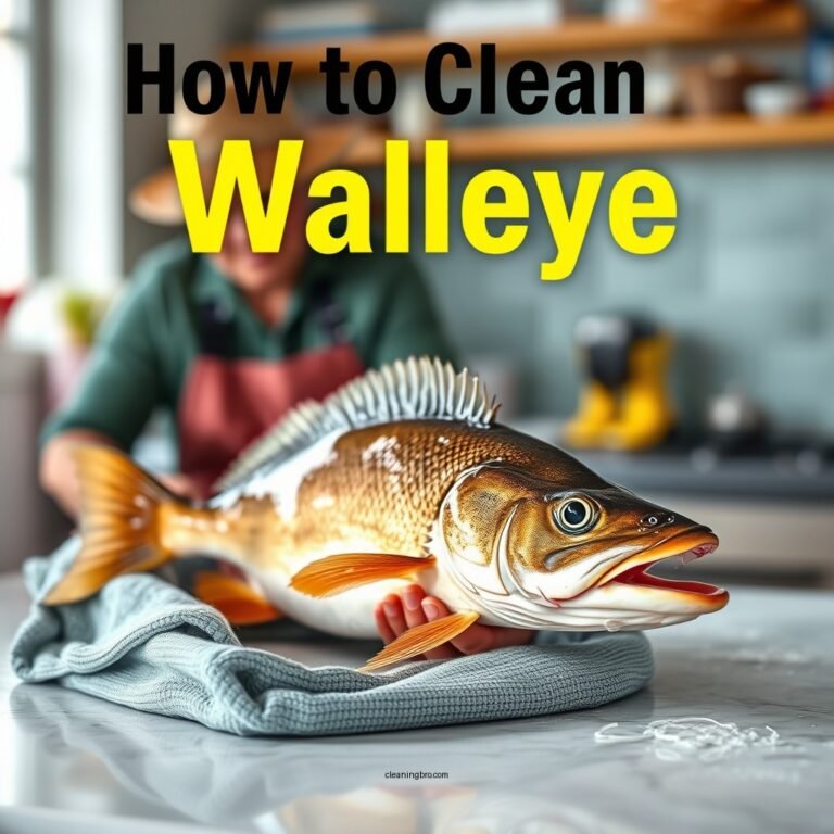 How to Clean a Walleye: Step-by-Step Guide