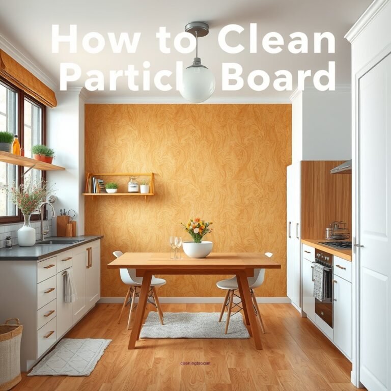 How to Clean Particle Board: Effective Methods and Tips